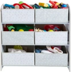 WORLDS APART Ablageregal De Luxe Mit 6 Schubladen, Weiß 7 WORLDS APART Ablageregal De Luxe Mit 6 Schubladen, Weiß -Komar Verkäufe 10367588 04