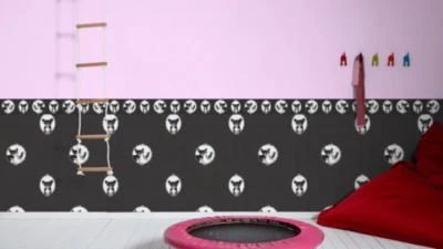 A.S. Creation A.S. CRÉATION Vliesbordüre Little Stars, Hunde, Schwarz/rosa, 5 M X 13 Cm 2 A.S. Creation A.S. CRÉATION Vliesbordüre Little Stars, Hunde, Schwarz/rosa, 5 M X 13 Cm – Bild 2