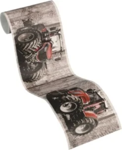 A.S. Creation A.S. CRÉATION Vliesbordüre Little Stars, Traktor, Braun/rot, 5 M X 13 Cm