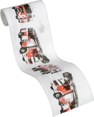 A.S. Creation A.S. CRÉATION Vliesbordüre Little Stars, SOS, Grau/rot/schwarz, 5 M X 13 Cm 1 A.S. Creation A.S. CRÉATION Vliesbordüre Little Stars, SOS, Grau/rot/schwarz, 5 M X 13 Cm