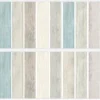 RoomMates Wandsticker Distressed Blue Wood Planks, 16-tlg.