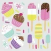 RoomMates Wandsticker Sweet Treats, 69-tlg.