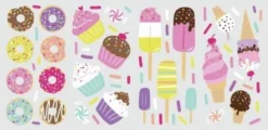 RoomMates Wandsticker Sweet Treats, 69-tlg.