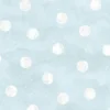 Vliestapete Eijffinger MINI ME Glow In The Dark, Punkte, Hellblau, 10 M X 52 Cm