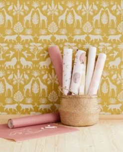 Vliestapete Eijffinger MINI ME, Safari, Gelb, 10 M X 52 Cm -Komar Verkäufe 11235359 03