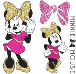 Roommates Wandsticker Disney Minnie Mouse Glitter