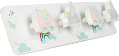 Dumbo Garderobe Mit 4 Haken, Weiß 2 Dumbo Garderobe Mit 4 Haken, Weiß – Bild 2