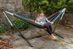 Vivere Doppel Baumwolle Hängematte Mit Hängemattengestell 250 Cm, Rio Night Mit Kostenlose Tragetasche 10 Vivere Doppel Baumwolle Hängematte Mit Hängemattengestell 250 Cm, Rio Night Mit Kostenlose Tragetasche -Komar Verkäufe 14043804 05