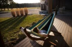 Doppelhängematte Aus Baumwolle Mit Stabilem Bogengestell Aus Massivkiefernholz – Cayo Reef -Komar Verkäufe 14043820 04