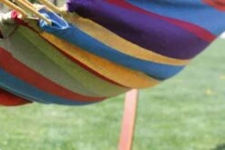 Doppelhängematte Aus Baumwolle Mit Stabilem Bogengestell Aus Massivkiefernholz – Tropical -Komar Verkäufe 14043823 03