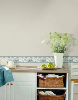 RoomMates Bordüre, Scrolling Leaves Architectural 3 RoomMates Bordüre, Scrolling Leaves Architectural – Bild 3