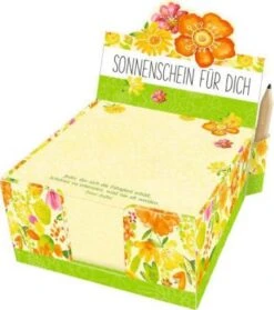 Coppenrath Verlag Zettelkästchen Sonnenschein Für Dich, Inkl. 300 Sprüche-Zettel