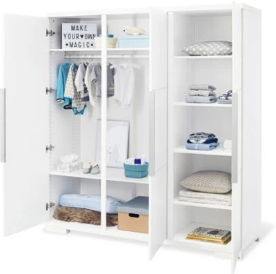 Pinolino Kleiderschrank 'Polar' Groß 2 Pinolino Kleiderschrank 'Polar' Groß – Bild 2