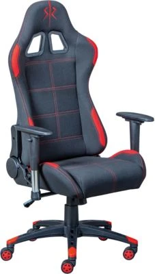 Inter Link Drehstuhl Gaming Red, Schwarz/rot