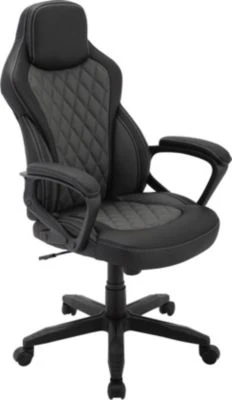 Inter Link Drehstuhl Ando, Schwarz/Grau