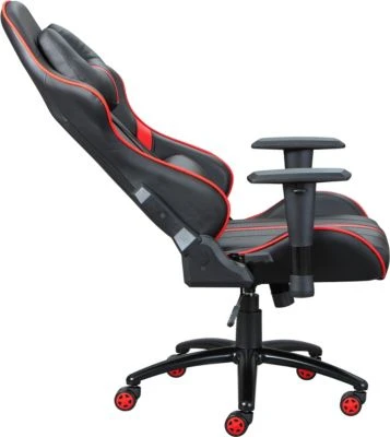 Inter Link Drehstuhl Gaming Rato Red, Schwarz/rot 5 Inter Link Drehstuhl Gaming Rato Red, Schwarz/rot – Bild 5