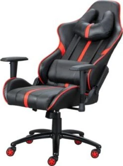 Inter Link Drehstuhl Gaming Rato Red, Schwarz/rot 11 Inter Link Drehstuhl Gaming Rato Red, Schwarz/rot -Komar Verkäufe 15849913 06