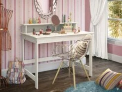 Inter Link Schreibtisch HILDA, Kiefer Massiv, Weiß Lackiert -Komar Verkäufe 15849915 06