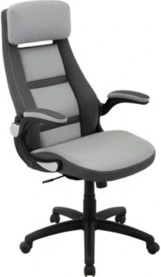 Inter Link Drehstuhl Elexo, Hell-/Dunkelgrau