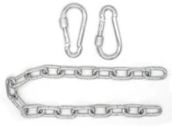 AMANKA Befestigungsset Für Hängesessel Kette + 2 Karabiner 66cm