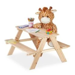 Relaxdays Kindersitzgruppe Holz