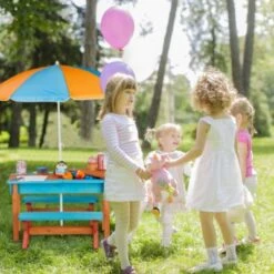 Relaxdays Kindersitzgruppe Garten Mit Sonnenschirm -Komar Verkäufe 17581511 02