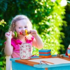 Relaxdays Kindersitzgruppe Garten Mit Sonnenschirm -Komar Verkäufe 17581511 06