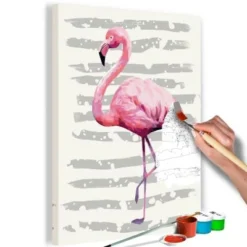 Artgeist Malen Nach Zahlen Schöner Flamingo