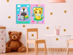 Artgeist Malen Nach Zahlen Zebra & Leopard (Rosa & Blau) 9 Artgeist Malen Nach Zahlen Zebra & Leopard (Rosa & Blau) -Komar Verkäufe 18145904 05