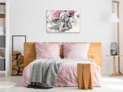 Artgeist Malen Nach Zahlen Engel (Blumen Im Hintergrund) -Komar Verkäufe 18145909 03