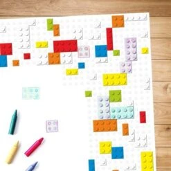 Nikima Papierunterlage A2 Schreibtischunterlage Bausteine Bunt Schreibtischunterlagen -Komar Verkäufe 18623973 05