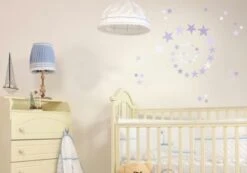 Nikima Wandtattoo 129-4 Sterne-Set Lila 60 Stück Wandtattoos -Komar Verkäufe 18762230 03