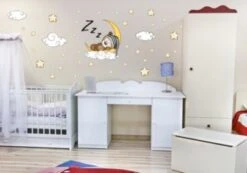 Nikima Wandtattoo 087 Wandtattoo Teddy Auf Mond Sterne Wolken Wandtattoos 8 Nikima Wandtattoo 087 Wandtattoo Teddy Auf Mond Sterne Wolken Wandtattoos -Komar Verkäufe 18762318 03