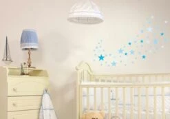 Nikima Wandtattoo 129-2 Sterne-Set Blau 60 Stück Wandtattoos -Komar Verkäufe 18762338 03