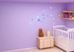 Nikima Wandtattoo 129-2 Sterne-Set Blau 60 Stück Wandtattoos -Komar Verkäufe 18762338 04