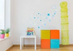 Nikima Wandtattoo 129-2 Sterne-Set Blau 60 Stück Wandtattoos -Komar Verkäufe 18762338 05