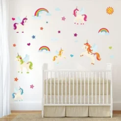 Nikima Wandtattoo 018 Wandtattoo Einhörner Regenbogen Unicorn Bunt Wolken Sonne Sterne Wandtattoos 9 Nikima Wandtattoo 018 Wandtattoo Einhörner Regenbogen Unicorn Bunt Wolken Sonne Sterne Wandtattoos -Komar Verkäufe 18762378 04