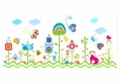 Nikima Wandtattoo 082 Wandtattoo Blumenwiese Wandtattoos