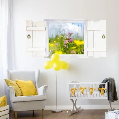 Nikima Wandtattoo 045 Schmetterling Auf Blumenwiese In 6 Vers. Größen Wandtattoos 3 Nikima Wandtattoo 045 Schmetterling Auf Blumenwiese In 6 Vers. Größen Wandtattoos – Bild 3