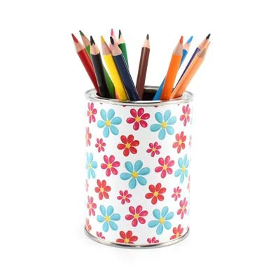 Nikima Stiftebecher Blumem Rot/blau - Kinder Stifteköcher Stiftehalter Stifteköcher 3 Nikima Stiftebecher Blumem Rot/blau - Kinder Stifteköcher Stiftehalter Stifteköcher – Bild 3