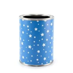 Nikima Stiftebecher Sterne Blau/weiß - Kinder Stifteköcher Stiftehalter Stifteköcher