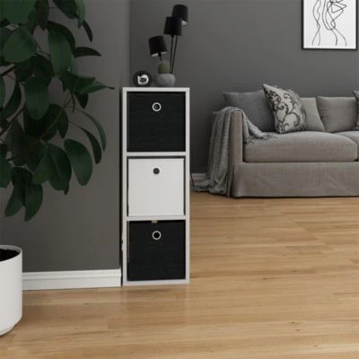 Vicco Raumteiler Hylda 3 Fächer Weiß 4 Vicco Raumteiler Hylda 3 Fächer Weiß – Bild 4