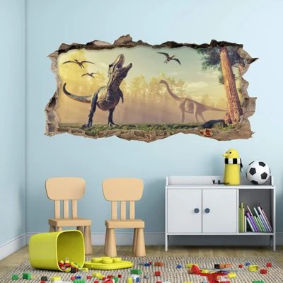 Nikima Wandtattoo 117 T-Rex - Loch In Der Wand In 6 Vers. Größen Wandtattoos 2 Nikima Wandtattoo 117 T-Rex - Loch In Der Wand In 6 Vers. Größen Wandtattoos – Bild 2