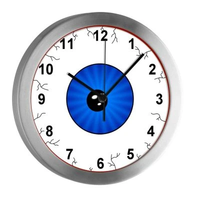 CreaDesign Funkuhr / Wanduhr Mit Namen Personalisiert Monsterauge Atom-/Funkuhr 2 CreaDesign Funkuhr / Wanduhr Mit Namen Personalisiert Monsterauge Atom-/Funkuhr – Bild 2