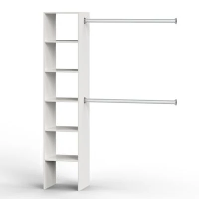 Vicco Begehbarer Kleiderschrank 190cm Weiß 1 Vicco Begehbarer Kleiderschrank 190cm Weiß