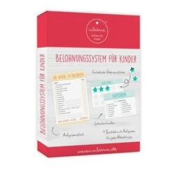 Nikima Papeterie Belohnungssystem Für Kinder - 1 Block Aufgabenliste, 25 Gutscheine, 100 Belohnungssticker, 1 Booklet Schreibtisch-Organizer