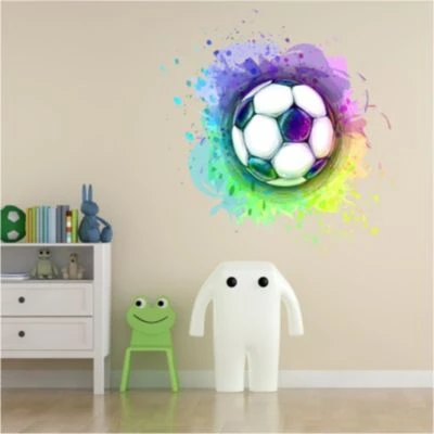 Nikima Wandtattoo 186 Fussball Soccer In 6 Vers. Größen Wandtattoos 2 Nikima Wandtattoo 186 Fussball Soccer In 6 Vers. Größen Wandtattoos – Bild 2