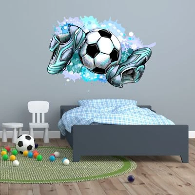 Nikima Wandtattoo 187 Fussballschuhe Und Ball In 4 Vers. Größen Wandtattoos 4 Nikima Wandtattoo 187 Fussballschuhe Und Ball In 4 Vers. Größen Wandtattoos – Bild 4