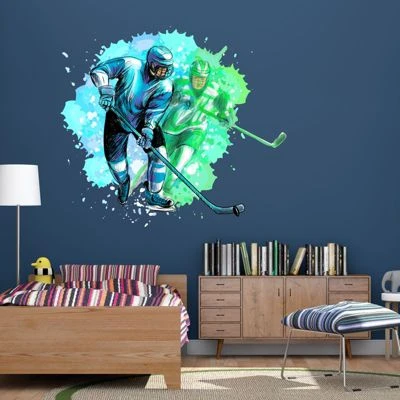 Nikima Wandtattoo 191 Eishockey Spieler Grün Blau In 4 Vers. Größen Wandtattoos 3 Nikima Wandtattoo 191 Eishockey Spieler Grün Blau In 4 Vers. Größen Wandtattoos – Bild 3