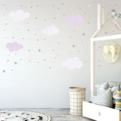 Nikima Wandtattoo 141 Wolken, Sterne Und Punkte Set Lila Flieder - 87 Stück In 6 Vers. Größen Wandtattoos 8 Nikima Wandtattoo 141 Wolken, Sterne Und Punkte Set Lila Flieder - 87 Stück In 6 Vers. Größen Wandtattoos -Komar Verkäufe 19917978 03